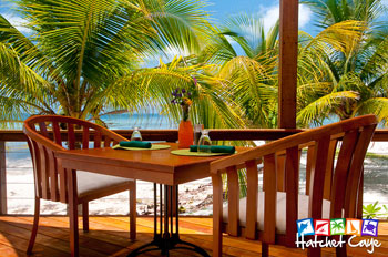 Beach Dining - Hatchet Caye